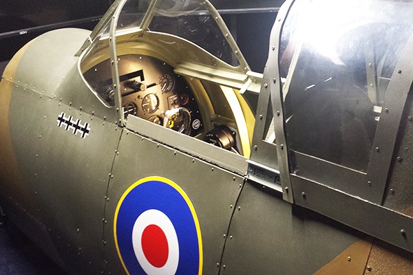 WW2 Spitfire and Messerschmitt Flight Simulator Extended Experience for Two