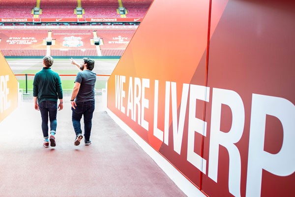 Family Tour of Liverpool FC Anfield Stadium with Museum Entry for Two Adults and Two Children