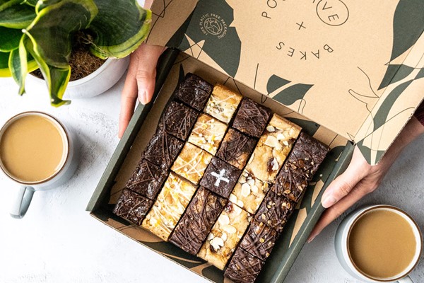 Brownie and Blondie Gift Set Delivery with Positive Bakes
