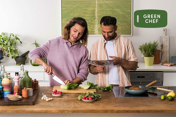 Green Chef Four Week Meal Kit with Four Meals for Two People
