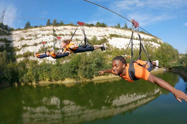 Thrill and Chill: Sauna and Skywire for Two at Hangloose at Bluewater