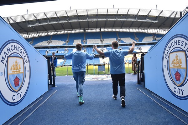 Manchester City Etihad Stadium Tour for Two Adults with One Course Meal with Prosecco at Banyan 3 Manchester City Etihad Stadium Tour for Two Adults with One Course Meal with Prosecco at Banyan