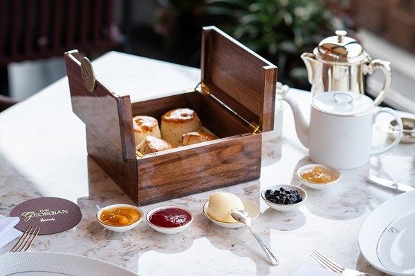 Cream Tea for Two at The Georgian, Harrods