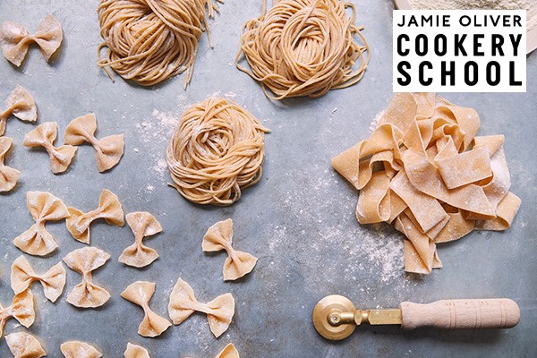 Pasta Masterclass for Two at The Jamie Oliver Cookery School