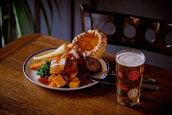 Sunday Roast with a Proper Pint for Two at Brewhouse and Kitchen