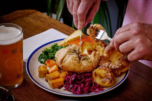 Sunday Roast with a Proper Pint for Two at Brewhouse and Kitchen 4 Sunday Roast with a Proper Pint for Two at Brewhouse and Kitchen