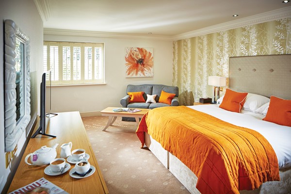 Indulgent Break in a Luxury Room for Two at Rowhill Grange 5 One Night Spa Escape with Treatment and Dinner at Rowhill Grange