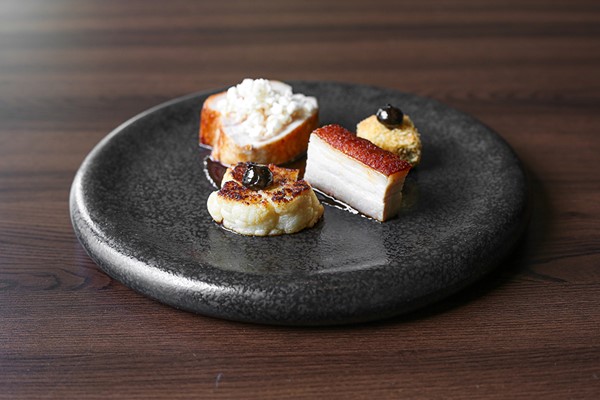 Social Dining Banquet for Two with Wine at Restaurant OXA by Andrew Sheridan & Jake Smith