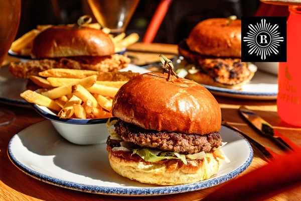 Burger and Beer for Two at Revolution Bars