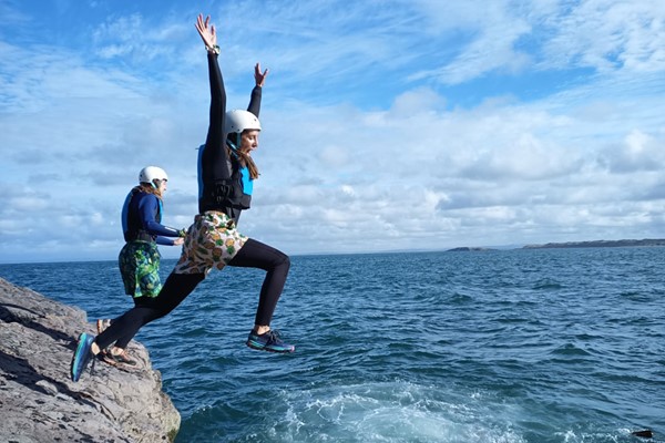 Coasteering for Two with Savage Adventures