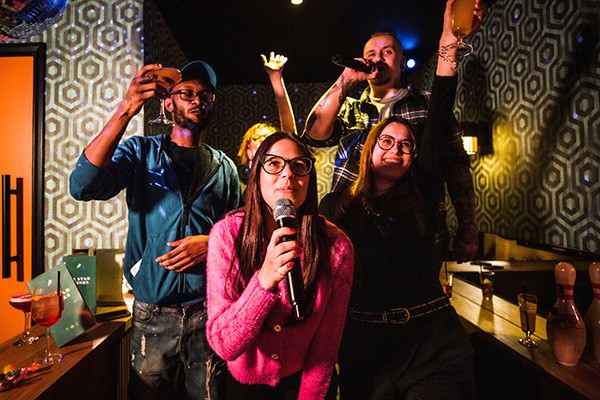 All Star Lanes One Hour Karaoke, Loaded Nachos and Two Cocktails each for Two People