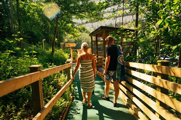Thrill and Chill: Sauna and Skywire for Two at Hangloose at Bluewater 4 Sauna and Swim for Two at Hangloose at Bluewater