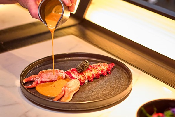 Two-Course Dinner with Side and Glass of Champagne for Two at The Grill, Harrods
