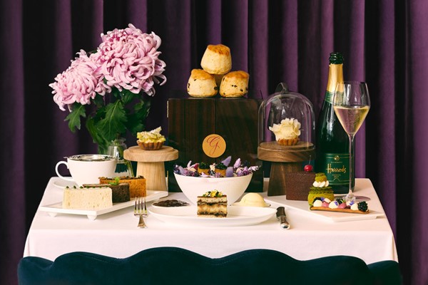 Champagne Afternoon Tea for Two at The Georgian, Harrods