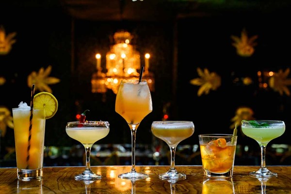 Two Cocktails for Two at the Crazy Bear Beaconsfield