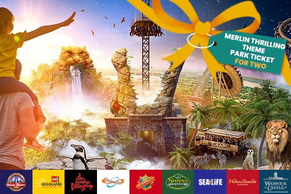 Merlin Thrilling Theme Park Tickets for Two
